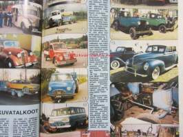 Mobilisti 1990 nr 3 -Lehti vanhojen autojen harrastajille, sisällysluettelo löytyy kuvista.