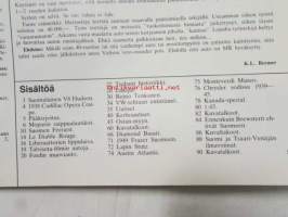 Mobilisti 1990 nr 2 -Lehti vanhojen autojen harrastajille, sisällysluettelo löytyy kuvista.