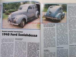 Mobilisti 1993 nr 5 -Lehti vanhojen autojen harrastajille, sisällysluettelo löytyy kuvista.