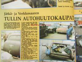 Mobilisti 1992 nr 3 -Lehti vanhojen autojen harrastajille, sisällysluettelo löytyy kuvista.