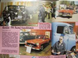 Mobilisti 1994 nr 3 -Lehti vanhojen autojen harrastajille, sisällysluettelo löytyy kuvista.