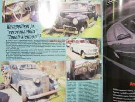 Mobilisti 1998 nr 3 -Lehti vanhojen autojen harrastajille, sisällysluettelo löytyy kuvista.