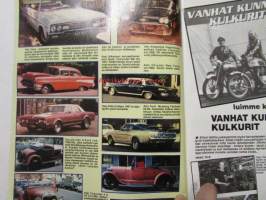 Mobilisti 1998 nr 4 -Lehti vanhojen autojen harrastajille, sisällysluettelo löytyy kuvista.