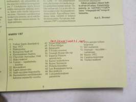 Mobilisti 1997 nr 1 -Lehti vanhojen autojen harrastajille, sisällysluettelo löytyy kuvista.