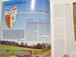 Mobilisti 1997 nr 2 -Lehti vanhojen autojen harrastajille, sisällysluettelo löytyy kuvista.