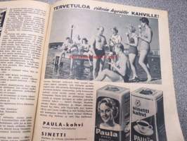 Apu 1959 nr 25, sis. mm. seur. artikkelit / kuvat / mainokset; Isä pelasti perheensä hukkumiselta - lennonjohtaja Osmo Rautavaaran urotyö, Yleisurheilun