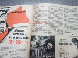 Apu 1959 nr 25, sis. mm. seur. artikkelit / kuvat / mainokset; Isä pelasti perheensä hukkumiselta - lennonjohtaja Osmo Rautavaaran urotyö, Yleisurheilun