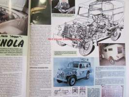 Mobilisti 2001 nr 6 -Lehti vanhojen autojen harrastajille, sisällysluettelo löytyy kuvista.