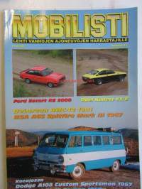 Mobilisti 2004 nr 4 -Lehti vanhojen autojen harrastajille, sisällysluettelo löytyy kuvista.
