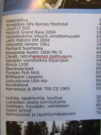 Mobilisti 2004 nr 5 -Lehti vanhojen autojen harrastajille, sisällysluettelo löytyy kuvista.