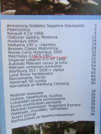 Mobilisti 2005 nr 2 -Lehti vanhojen autojen harrastajille, sisällysluettelo löytyy kuvista.