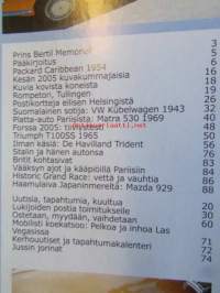 Mobilisti 2005 nr 5 -Lehti vanhojen autojen harrastajille, sisällysluettelo löytyy kuvista.