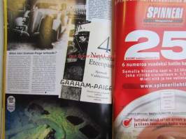 Mobilisti 2002 nr 7 -Lehti vanhojen autojen harrastajille, sisällysluettelo löytyy kuvista.