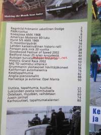 Mobilisti 2002 nr 5 -Lehti vanhojen autojen harrastajille, sisällysluettelo löytyy kuvista. MG TD sekä AMX 1968 kannessa