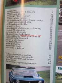 Mobilisti 2000 nr 4 -Lehti vanhojen autojen harrastajille, sisällysluettelo löytyy kuvista.