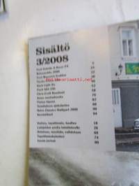 Mobilisti 2008 nr 3 -Lehti vanhojen autojen harrastajille, sisällysluettelo löytyy kuvista.