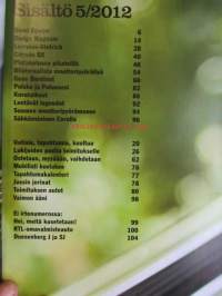 Mobilisti 2012 nr 5-Lehti vanhojen autojen harrastajille, sisällysluettelo löytyy kuvista.