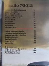Mobilisti 2012 nr 7-Lehti vanhojen autojen harrastajille, sisällysluettelo löytyy kuvista.