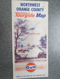 Gulf Northwest Orange County Tourgide map -tiekartta