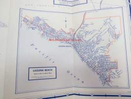 Gulf Northwest Orange County Tourgide map -tiekartta