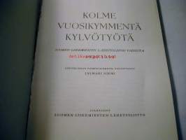 kolme vuosikymmentä kylvötyötä  1920-1950