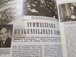 Suomen Kuvalehti 1954 nr 8, viulunrakennus on aina etsintää Yrjö Halonen,  Sallinen Suomen maalaustaiteen paha poika II, Laatokan-Karjala tänään