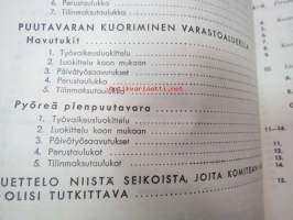 Metsätöiden palkkaperusteet - Komitean mietintö 1946