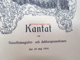 Kantat vid filosofiemagister- och doktorspromotionen den 29 maj 1914 (Helsingfors universitet)