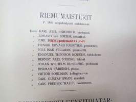 Filosofiemagister- och doktorspromotionen den 29 maj 1914 (Helsingfors universitet)