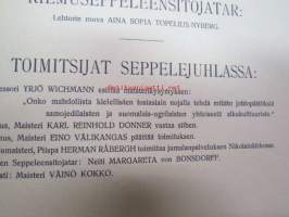 Filosofiemagister- och doktorspromotionen den 29 maj 1914 (Helsingfors universitet)