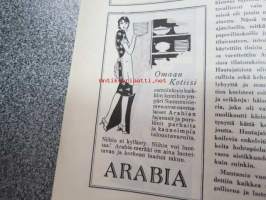 Messulehti julkaistu Husmoderförbundet´in leipä-, maidontuote-, rasva-aine- ja makeismessuilla 13-19 p. maaliskuuta 1928 - Mässbladet utgiven vid