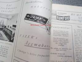 Messulehti julkaistu Husmoderförbundet´in leipä-, maidontuote-, rasva-aine- ja makeismessuilla 13-19 p. maaliskuuta 1928 - Mässbladet utgiven vid