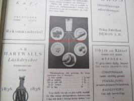 Messulehti julkaistu Husmoderförbundet´in leipä-, maidontuote-, rasva-aine- ja makeismessuilla 13-19 p. maaliskuuta 1928 - Mässbladet utgiven vid