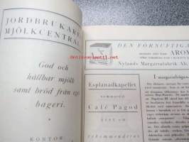 Messulehti julkaistu Husmoderförbundet´in leipä-, maidontuote-, rasva-aine- ja makeismessuilla 13-19 p. maaliskuuta 1928 - Mässbladet utgiven vid