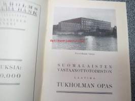 Tukholman opas - Suomalaisen vastaanottotoimiston laatima