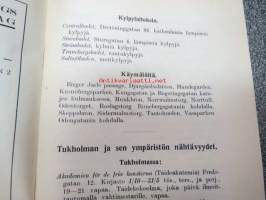 Tukholman opas - Suomalaisen vastaanottotoimiston laatima