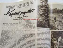 Suomen Kuvalehti 1951 nr 34, Valentin kertoo Etelä-Afrikasta 10 zulujen ja sarvikuonojen valtakunta, Kekkosen ja maaherra Määtän matka - Kekkonen: korutonta