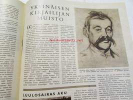 Suomen Kuvalehti 1951 nr 34, Valentin kertoo Etelä-Afrikasta 10 zulujen ja sarvikuonojen valtakunta, Kekkosen ja maaherra Määtän matka - Kekkonen: korutonta