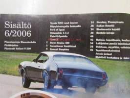 Mobilisti 2006 nr 6 -Lehti vanhojen autojen harrastajille, sisällysluettelo löytyy kuvista.