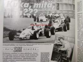 Vauhdin Maailma 1992 nr 10 -mm. Ralli-MM Australia, Ralli-SM Tampere Lammi ja Juniorit, Formula 1 GP:t Monza ja Estoril, Drag-SM Alastaro Finals, Mercedes 300SL