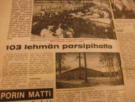 Koneviesti 1974 / 11.5.6.1974.sis mm,Täydennys Volvon traktorisarjaan.103 parsipihatto.Käytettyjen autojen hinnat.ym