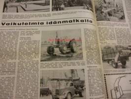 Koneviesti 1970 / 13-14 -mm. Konttikuivatuksesta ratkaisu, Käsin koskematta irtoviljan lannoitteen käsittelymenemenetelmistä, Hydrostaattinen voimansiirto,