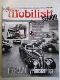 Mobilisti Senior, 2010 nr 3 -Lehti vanhojen autojen harrastajille, sisällysluettelo löytyy kuvista.