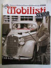 Mobilisti Senior, 2008 nr 3 -Lehti vanhojen autojen harrastajille, sisällysluettelo löytyy kuvista.