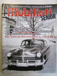 Mobilisti Senior, 2008 nr 2 -Lehti vanhojen autojen harrastajille, sisällysluettelo löytyy kuvista.