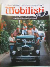 Mobilisti Senior, 2007 nr 2 -Lehti vanhojen autojen harrastajille, sisällysluettelo löytyy kuvista.