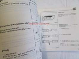 Mitsubishi Tredia Omistajan käsikirja - Owner&#039;s handbook