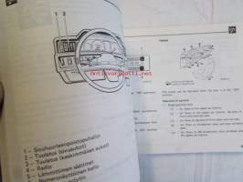 Mitsubishi Tredia Omistajan käsikirja - Owner&#039;s handbook
