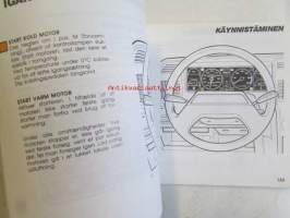 Peugeot 309 Instruktionsbog -Käyttöohjeet