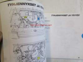 Peugeot 309 Instruktionsbog -Käyttöohjeet